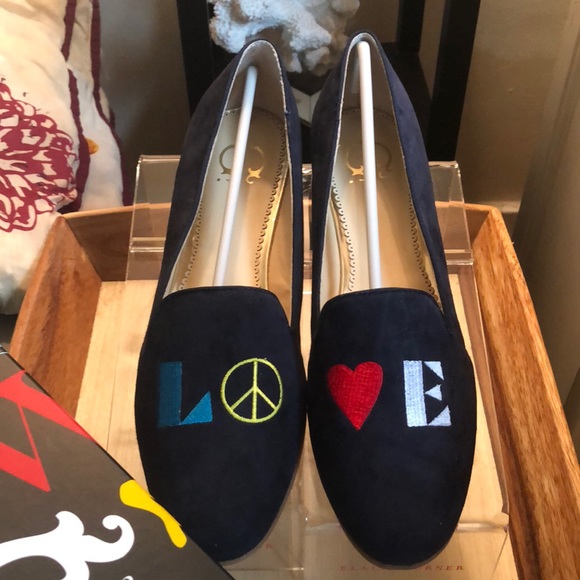 C. Wonder Shoes - C.Wonder PeaceLove2 Blue Multi Suede